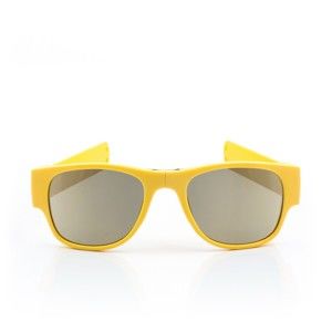 Żółte zwijane okulary przeciwsłoneczne InnovaGoods Sunfold PA5