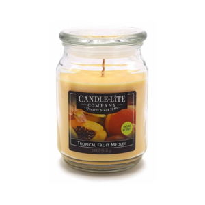 Świeczka w szkle o zapachu owoców tropikalnych Candle-Lite, 110 h