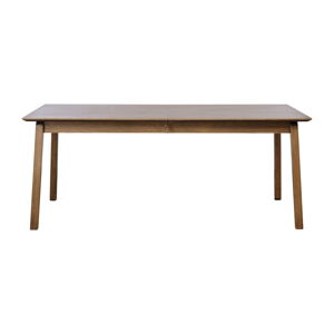 Rozkładany stół z blatem w dekorze dębu 95x190 cm Baro – Unique Furniture