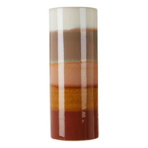 Beżowo-brązowy wazon z kamionki Premier Housewares Sorrell, wys. 40 cm