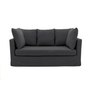Ciemnoszara sofa trzyosobowa Vivonita Coraly Dark Grey