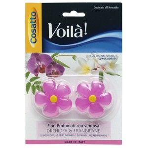 Zestaw 2 kwiatów perfumowanych o zapachu orchidei i storczyku Cosatto