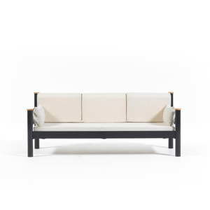Beżowa 3-osobowa sofa ogrodowa Kappis, 80x210 cm