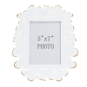 Biała metalowa ramka na zdjęcia Mauro Ferretti, 25x27,7 cm