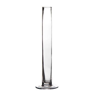 Szklany wazon (wysokość 25 cm) Violet – Casa Selección