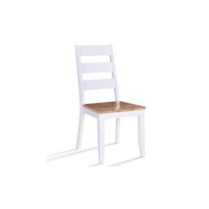 Białe krzesło z płyty drewnianej VIDA Living Rona