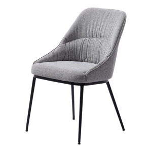 Szare krzesła zestaw 2 szt. Meridian – Unique Furniture