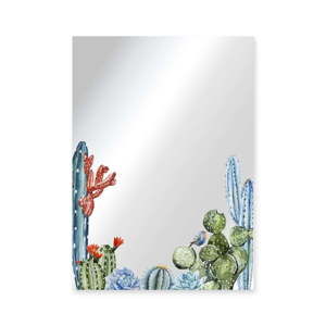 Lustro wiszące Surdic Espejo Decorado Cactus, 50x70 cm