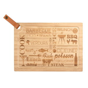 Deska do krojenia z drewna bambusowego Wenko Steak Board, 39,5x28 cm