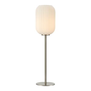 Biała/srebrna lampa stołowa (wysokość 55 cm) Cava – Markslöjd