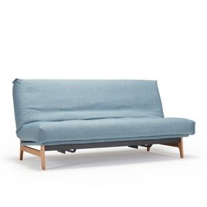 Jasnoniebieska sofa rozkładana Innovation Aslak