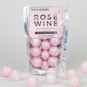 Zestaw kulek do kąpieli o zapachu różowego wina Gift Republic