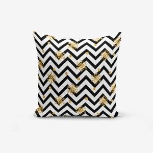 Poszewka na poduszkę z domieszką bawełny Minimalist Cushion Covers Snowflake Zigzag, 45x45 cm