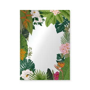Lustro wiszące Surdic Espejo Decorado Tropical Frame, 50x70 cm
