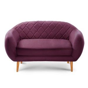 Sofa 2-osobowa Diva Criss Cross Purple