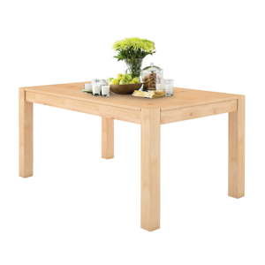 Brązowy stół do jadalni z litego drewna sosnowego Støraa Monique, 76x140 cm