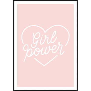 Plakat Imagioo Girl Power, 40x30 cm