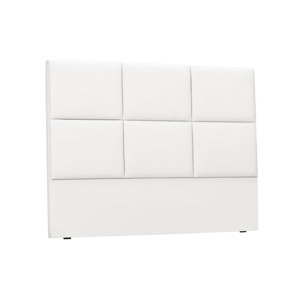 Biały tapicerowany zagłówek łóżka THE CLASSIC LIVING Aude, 160x120 cm