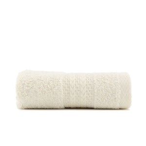 Kremowy ręcznik bawełniany Amy, 30x50 cm