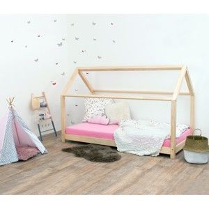 Łóżko dziecięce z drewna świerkowego Benlemi Tery, 80x200 cm