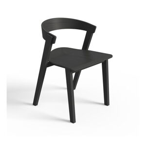 Czarne krzesła zestaw 2 szt. z litego drewna bukowego Sand – TemaHome