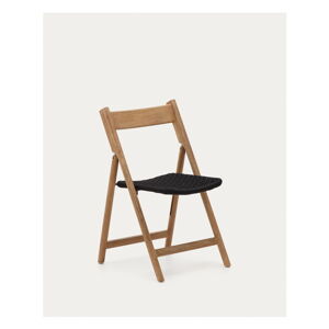 Czarne drewniane krzesło ogrodowe Dandara – Kave Home