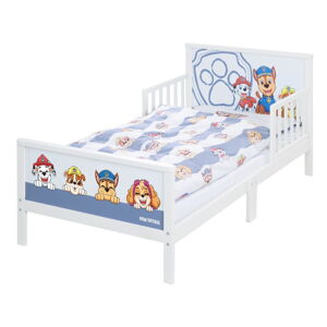 Białe/niebieskie łóżko dziecięce 70x140 cm Paw Patrol – Roba