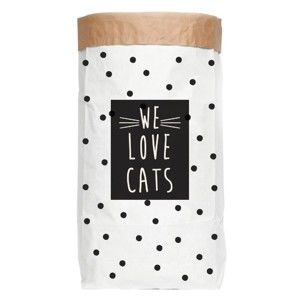 Torba papierowa z recyklingu Really Nice Things Love Cats