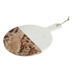 Biało-beżowa marmurowa deska do serwowania Premier Housewares Forest