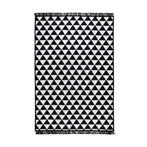 Czarno-biały dywan dwustronny Cihan Bilisim Tekstil Apollon, 80x150 cm