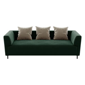 Zielona aksamitna sofa Ghado Nosto