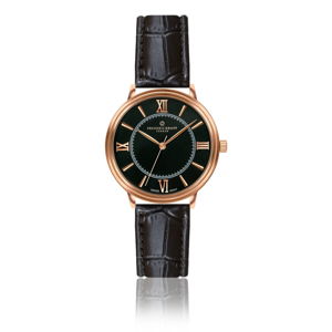 Damski zegarek z czarnym paskiem ze skóry naturalnej Frederic Graff Zoe