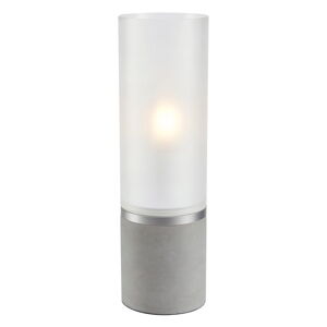 Biała/szara lampa stołowa betonowa (wysokość 40 cm) Molo – Markslöjd