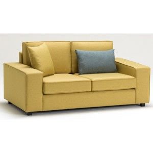 Żółta sofa 2-osobowa Balcab Home Doty