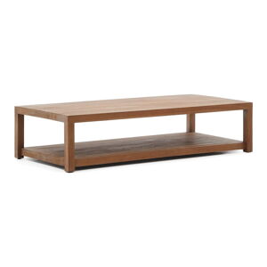 Naturalny stolik z litego drewna tekowego 70x150 cm Sashi – Kave Home