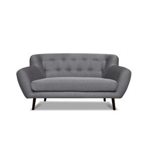 Szara sofa Cosmopolitan design Hampstead, 162 cm