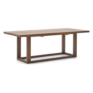 Naturalny stół z litego drewna tekowego 100x220 cm Sashi – Kave Home