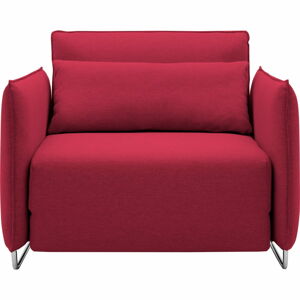 Czerwony rozkładany fotel Softline Cord