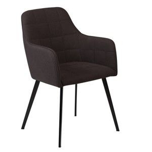 Czarne krzesło z podłokietnikami DAN–FORM Denmark Embrace