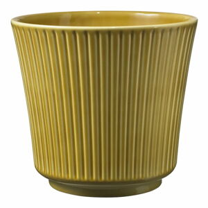 Żółta ceramiczna doniczka Big pots Gloss, ø 16 cm