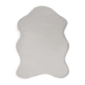 Biały dywan ze sztucznej skóry Pelus White, 150x200 cm