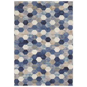 Niebiesko-kremowy dywan Elle Decor Arty Manosque, 200x290 cm