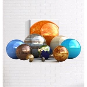 Obraz ścienny 3D Mosticx Planety, 40x60 cm