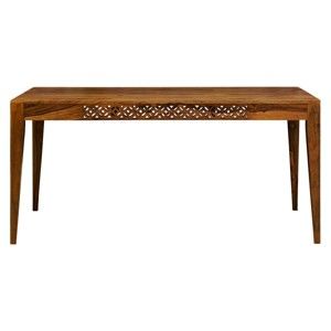 Stół z litego drewna palisandru Massive Home Rosie, 90x200 cm