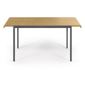 Naturalny rozkładany stół z blatem z drewna dębowego 80x160 cm Nadyria – Kave Home
