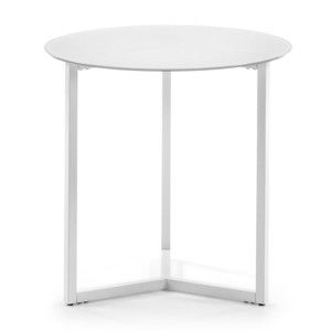 Biały stolik La Forma Marae, ⌀ 50 cm