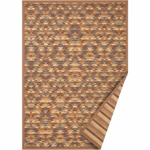Brązowy dwustronny dywan Narma Vergi, 80x250 cm