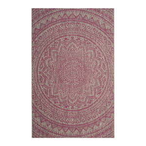 Ciemnoróżowy dywan odpowiedni na zewnątrz Safavieh Kalene, 90x150 cm
