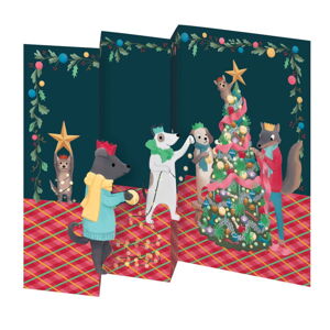 Kartki świąteczne zestaw 5 szt. Animal Crackers – Roger la Borde