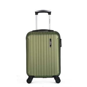 Zielona walizka podróżna na kółkach Bluestar Margo, 37 l